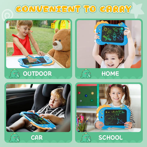 Kizmyee LCD Writing Tablet Kids,Toddler Toys for 3 4 5 6 Year Old Boys Girls Gifts, 8.5inch Kids Toys Doodle Board, Dinosaur Toys Drawing Pad for ...