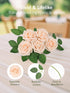 N&T NIETING Artificial Flowers, 25Pcs Fake Flowers Roses Perfect for DIY Wedding Bouquets Centerpieces Bridal Shower Party Home Flower Arrangement...