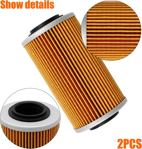 ATV/Motorcycle Oil filters Replacement for Sea-Doo Bombardier John Deere replace KN-556, 420956741, 711956741...