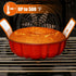 Silicone Baking Mat for Dutch Oven, Silicone Bread Sling with Long Handles Reusable Sourdough Bread Baking Supplies (Orange)...
