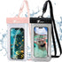 Waterproof Phone Pouch, 2Pack Universal IPX8 Waterproof Phone Case TPU CellPhone Dry Bag Underwater Protector with Adjustable Lanyard for iPhone 1...