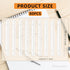 Framendino, 80 Pack 3 Hole Punched Magazine Holders for 3 Ring Binder Magazine Organizer Ring Binder Insert Strips for File Book Craft Paper...