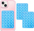 PKYAA 2 Pack Silicone Suction Phone Case Adhesive Mount, Strong Grip Holder for Selfies and Videos, Hands-Free Sticky Phone Grip for iPhone and An...