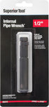 SUPERIOR TOOL 05212 1/2" Internal Pipe Wrench,Black...