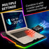 KLIM Cool Laptop Cooler with Vacuum Fan - New Version 2024 - Gaming Laptop Fan with Display - Temperature Detection + Automatic/Manual Mode - Port...