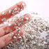 Jmassyang Crushed Glass Irregular Metallic Chips 100g Sprinkles Chunky Glitter for Nail Arts Craft Resin DIY Mobile Phone Case Vase Fillers Jewelr...