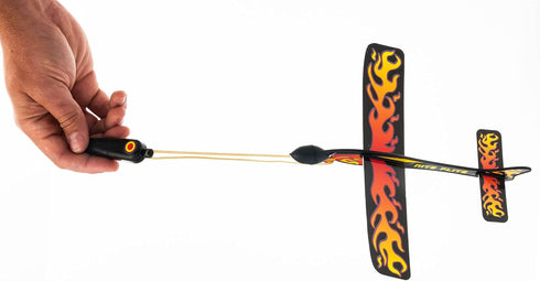 Glider Flying Slingshot Plane Toy (Pack of 12) Pinata filler Party Favors Play Foam Airplanes Prize Gifts Toys for Kids and Adults Sling Flying To...