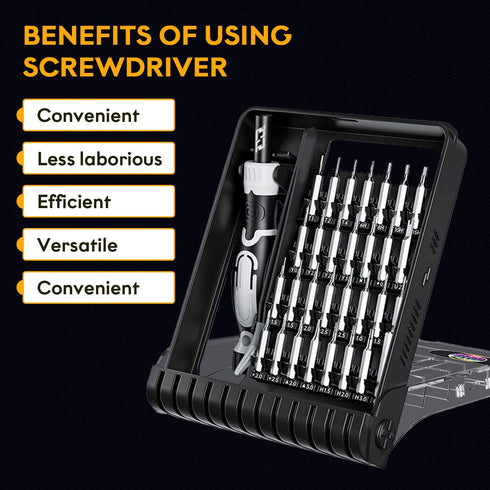 32 In 1 Small Screwdriver Set Professional Repair Tools Kit for Phone Laptop PC Camera Game Console Glasses Screwdriver Kit with tweezer...