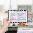 Meadowsweet Kitchens Recipe Card Set - 25 Double Sided Recipe Cards 4 x 6 Inch, Perfect Size Blank Cards for a Recipe Card Box, Make Your Own Pers...