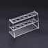 uxcell Acrylic Test Tube Holder Rack 6 Wells for 10ml Centrifuge Tubes Clear 2Pcs...