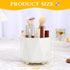 360° Rotating Makeup Brushes Holder Organizer, 5 Slot Makeup Organizer Countertop,Vanity Bathroom Skincare Organizers and Storage for Lipstick, Na...