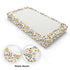 Flowers Changing Pad Cover, Flowers Leaves Prints Baby Nursery Diaper Changing Table Pad Cover, Unisex Flowers Floral Pattern Diaper Changing Shee...