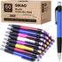 Pens Bulk, Tip-Top Ball Point Pens, Black Ink Pens Medium Point (1.0mm), Click Pens, Ballpoint Smooth Writing Pens for Journal No Smudge, Office P...