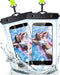 2 Pack-IP68 Waterproof Phone Pouch Floating Case for Underwater Photography, Underwater Screen Touchable, Cellphone Dry Bag, Detachable Lanyard fo...