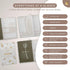 Recipe Book A5 Salt - blank Hardcover DIY Cookbook for 100 recipes - Collect and Personalize Your Favorite Recipes - write your own recipes...