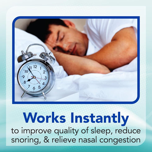 Extra-Strength Nasal Breathing Strips Clear 50 ct | Works Instantly, Nasal Congestion Relief, Stops Snoring, Cold & Allergy...