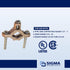 SIGMA ENGINEERED SOLUTIONS ProConnex 41309 Ground Clamp 1/2" - 1"...