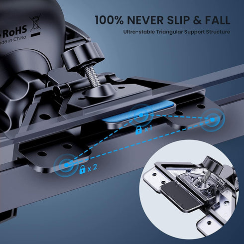TICILFO Phone Mount for Car Phone Holder Mount Upgraded Metal CD Slot Phone Holder Car Cell Phone Holder Thick Cases Friendly iPhone Holder for Ca...