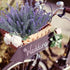 GTIDEA 4pcs Artificial Flowers Flocked Plastic Lavender Bundle Fake Plants Wedding Bridle Bouquet Indoor Outdoor Home Kitchen Office Table Centerp...