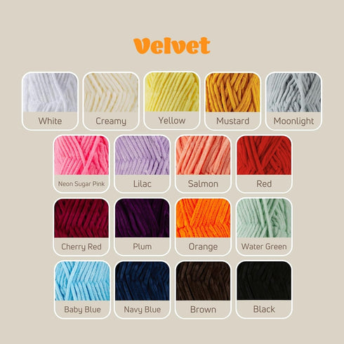 3 Skeins of Sensy Velvet Yarn for Crocheting, Baby Blanket Yarn, Chenille Yarn, Amigurumi Yarn, 3.5 oz, 132 Yards, Gauge 5 Bulky (Salmon)......