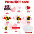Whaline Valentine's Day Bee Bulletin Board Decorations Valentine Bee Mine Heart Cutouts Border Trim Love Style Cute Bee Decor with Glue Point for ...