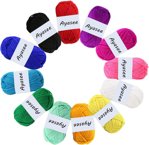 Yarn Knitting Loom Crochet Swift Yarn Fiber String Ball Wool Winder DIY Tool Kit (13)...