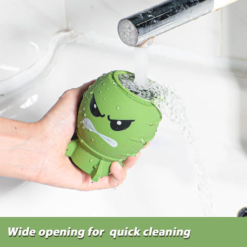 Fun Guy Fridge Deodorizer, Baking Soda Holder for Refrigerator Odor Absorber, Cute Freezer Smell Eliminator and Reusable Silicone Freshener Contai...