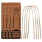 Bamboo Tongue Scraper for Adult and Kids, Natural and Ayurvedic Tongue Cleaner for fresh breath (Pack of 4)...