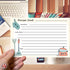 Premium Homey Kitchen Recipe Cards – Double Sided | Printed Thick and Sturdy 100Lb Cover Stock | 4" x 6" | 50 per Pack...