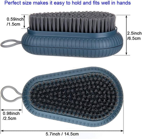 Scrub Brush, Household Laundry Cloth Shoe Cleaning Brushes with Non-Slip Design, Quality Durable Cleaning Washing Brush...