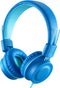 iRAG J01 Kids Headphones Foldable Stereo Tangle-Free 5ft Long Cord 3.5mm Jack Plug in Wired On-Ear Headset for iPad/Amazon Kindle Fire/Toddler/Boy...
