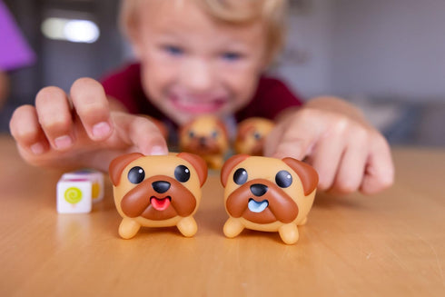 BLUE ORANGE GAMES Tongues Out! The Squishy, Squeezy Preschool and Children Game - Educational Puppy Fidget Memory Color Matching Fun 2-4 Players f...