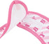 Littleforbig Cotton Waterproof Babydoll Printed Adult Bib with Adjustable Velcro Closure - Pretty in Pink Baby Bib...