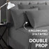 Home Collection Micro Caress Luxurious Sheet Set, 90 GSM 4 -Piece Full Size with 2 Additional Pillowcase, Gray Color...