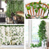 168 feet Artificial Vines Greenery Garland Fake Hanging Leaves Faux Foliage Plants for Wedding Party Garden Home Kitchen Office Wall Decorations (...