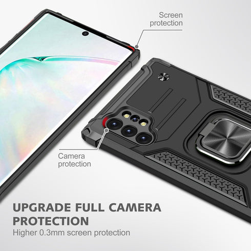 for Samsung Galaxy Note 10 Plus Case 5G Case Military Grade Built-in Kickstand Holster Armor Heavy Duty Shockproof Cover Protective for Galaxy Not...