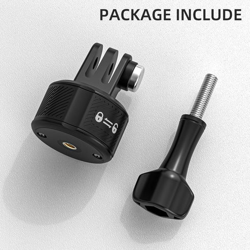 SUREWO Quick Release Base Mount for GoPro,Magnetic 1/4 inch 20 Camera Mount Compatible with GoPro Hero 12 11 10 9 8 7 6 5 Black,DJI Osmo Action,Cr...