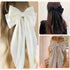 Canitor 6PCS Hair Bows for Women Silky Satin Hair Ribbon with Hair Barrettes Clip Large Coquette Bows Preppy Teen Girl Gifts Trendy Stuff Cute Hai...