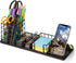 Desk Organizers and Accessories, Office Supplies Desk Organizer with Pen Holder, DIY Desktop Organiezr with Phone Holder, Sticky Note Tray...