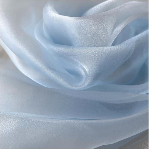 MDS Pack of 10 Yards Long Bridal Solid Sheer Organza Fabric Bolt for Wedding Dress, Fashion, Crafts, Decorations, Backdrop, Christmas Craft Suppli...