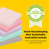 Post-it 100% Recycled Paper Super Sticky Notes, 2X The Sticking Power, 3x3 in, 5 Pads, 70 Sheets/Pad, Wanderlust Pastels Collection (654R-5SSNRP)...
