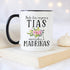 YouNique Designs Will You Be My Godmother Proposal Mug, 11 Ounces, La Madrina Gifts from Godchild, Godmother Gifts from Godchild (Black Handle)...