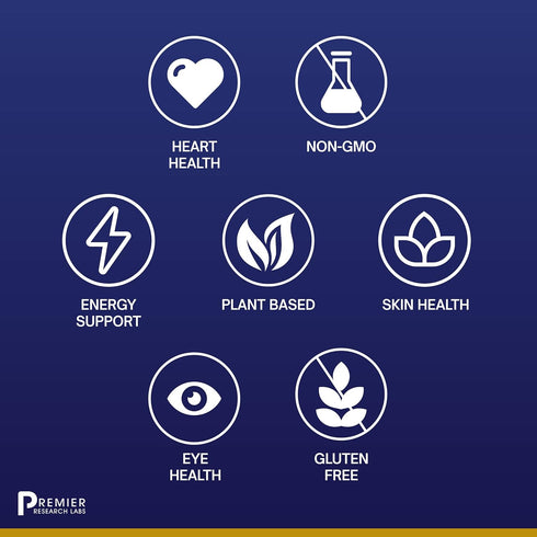 Premier Research Labs Astaxanthin Complex - Supports Cardiovascular System, Eyes & Skin* - with Astaxanthin, Chlorella & Milk Thistle - Pure Vegan...