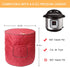 Air Fryer Cover Also for 6 Quart Instant Pot and Electric Pressure Cooker with Pocket,Electric Appliance Dust-Proof Cover?Red?...