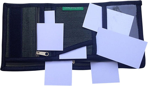 Men's Green Natural Abaca Fiber Large Trifold Wallet...