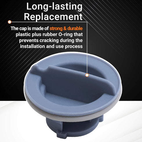 BlueStars 8558307 Dishwasher Dispenser Cap - Ultra Durable Rinse Aid Cap Compatible with Whirlpool Kenmore Dishwashers - Replaces WP8558307 819398...