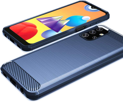 Osophter for Galaxy A32 5G Case,Galaxy M32 5G Case Shock-Absorption Flexible TPU Rubber Protective Cell Phone Cover for Samsung Galaxy A32 5G(Navy...