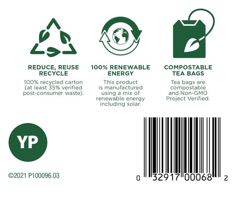 Traditional Medicinals Yellow Pau d’Arco Herbal Tea, Contributes to a Healthy You, (Pack of 2) - 32 Tea Bags Total...