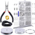 Reofrey Jewelry Making Supplies Kits with Accessories Jewelry Pliers Findings and Beading Wires Jewelry Starter Repair Tools for Crafting Earrings...