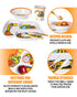 Lehoo Castle Kids Plates and Bowls Sets, Kids Dinnerware Set Includes Plate, Bowl, Cup and Tableware, Made of Durable Material, Perfect for Child,...